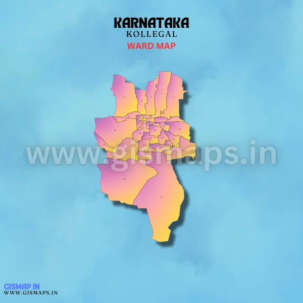 Kollegal Ward Map (Karnataka)